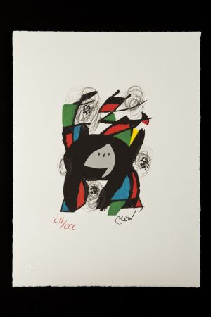 Litografía Miró - La mélodie acide VIII