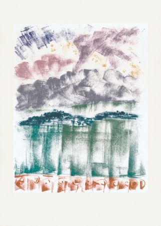 Litografía Masson - La nuit à Bellagio (Voyage à Venise)