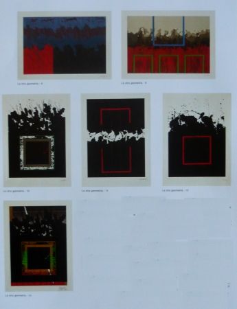 Litografía Lopez Osornio - La otra geometria _ 6 lithographs