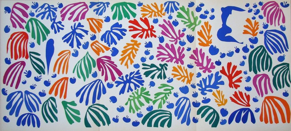 Litografía Matisse (After) - La perruche et la sirène - 1952