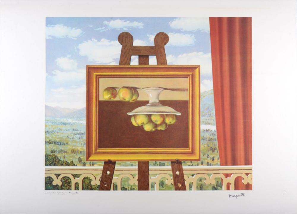 Litografía Magritte - La Philosophie et la Peinture : Le réveil matin