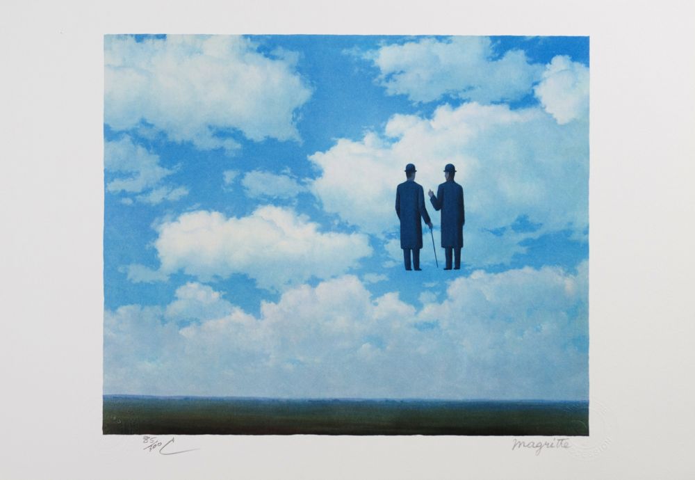 Litografía Magritte - La Reconnaissance Infinie (The Infinite Recognition)