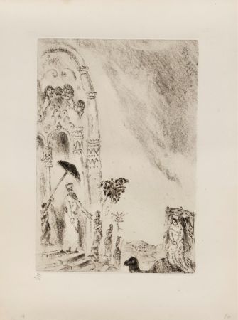 Aguafuerte Chagall - La Reine de Seba
