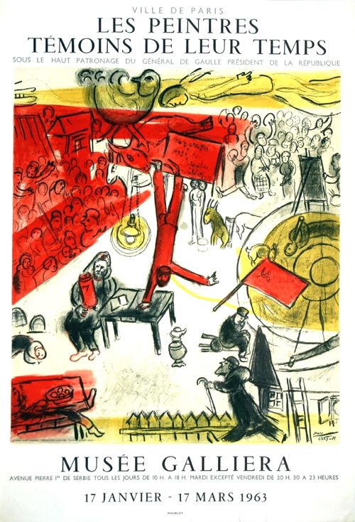 Litografía Chagall - La Revolution  Les Peintres Temoins de Leur Temps