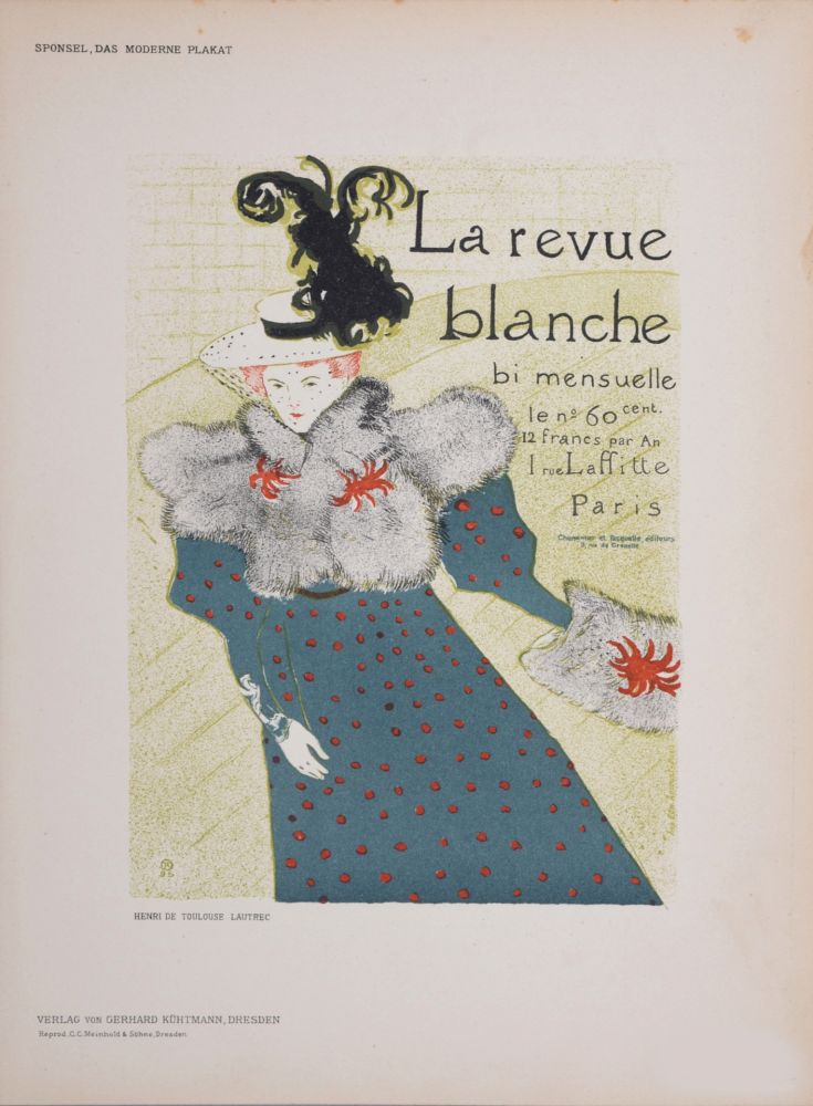 Litografía Toulouse-Lautrec - La revue blanche, 1897 
