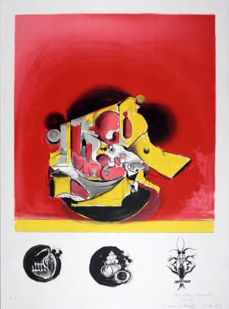 Litografía Sutherland - La Roche II, 1972 - Hand-signed!