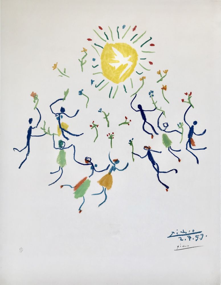 Litografía Picasso - La ronde de la jeunesse (Edition: 200)