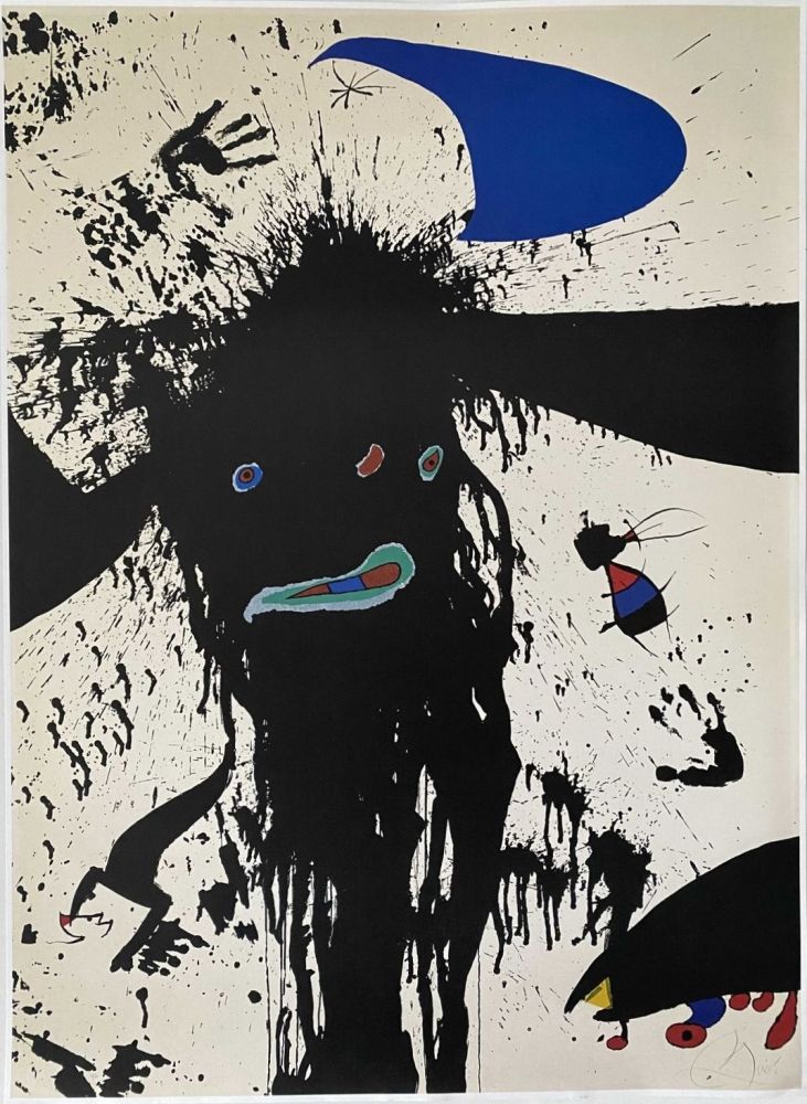 Cartel Miró - La Ruisselante Lunaire