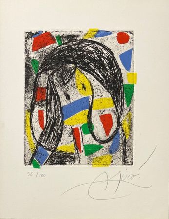 Grabado Miró - La révolte des caractères