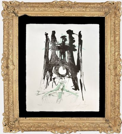 Litografía Dali - La Sagrada Familia