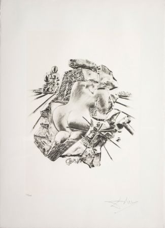 Litografía Dali - La Scultura