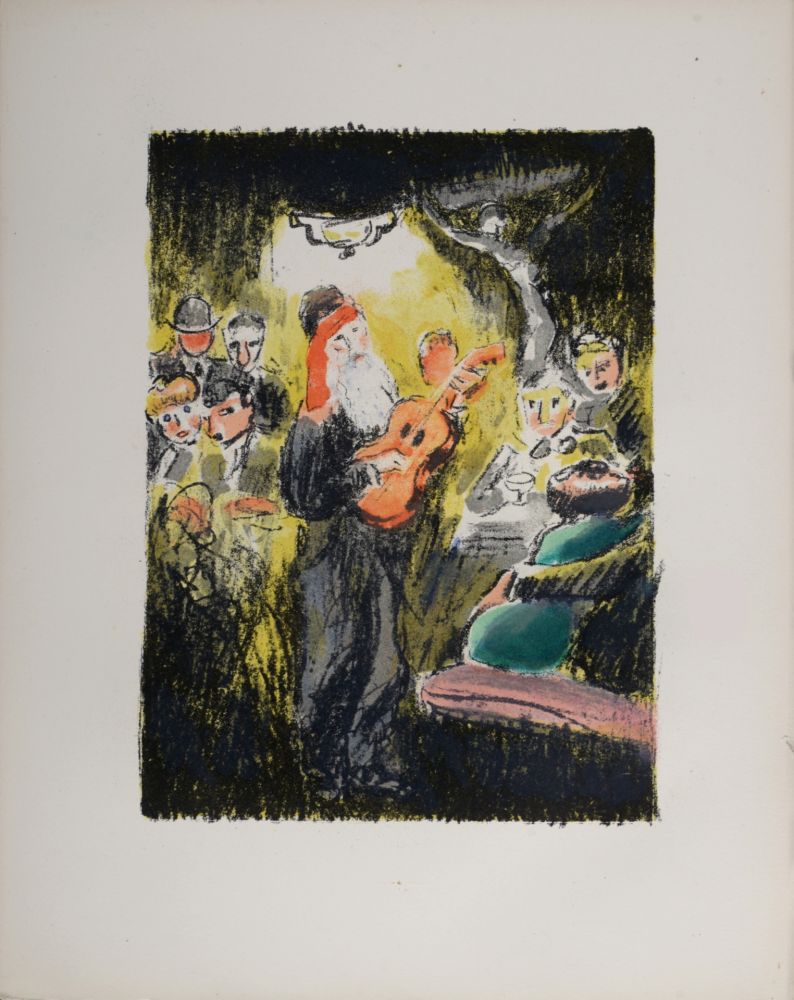 Litografía Van Dongen - La soirée au “Lapin Agile” lorsque Frédé chantait, 1949