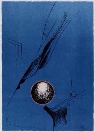 Litografía Heiliger - La Sphère, 1979 - Hand-signed