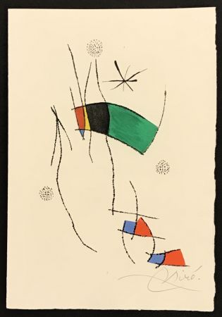 Grabado Miró - La Spirale 2