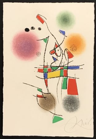 Grabado Miró - La Spirale 3