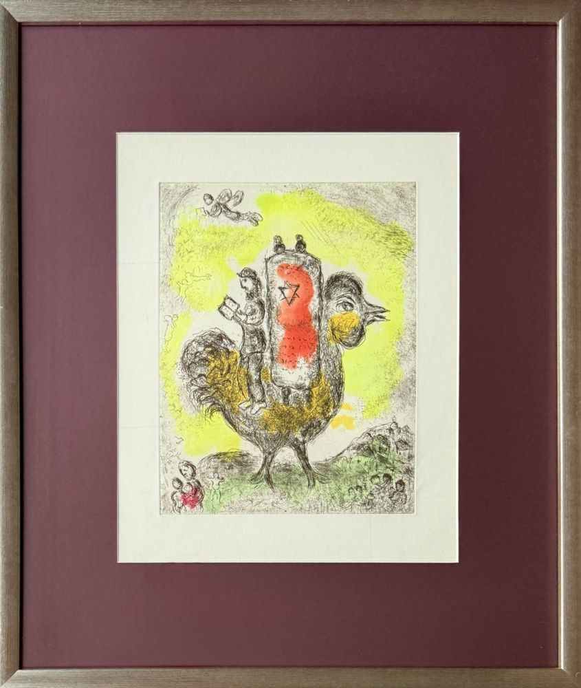 Aguafuerte Y Aguatinta Chagall - La Thora Rouge