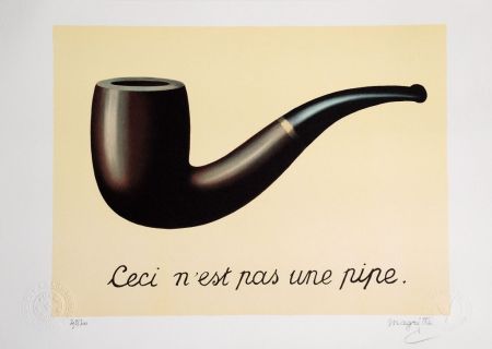 Litografía Magritte - La Trahison des Images