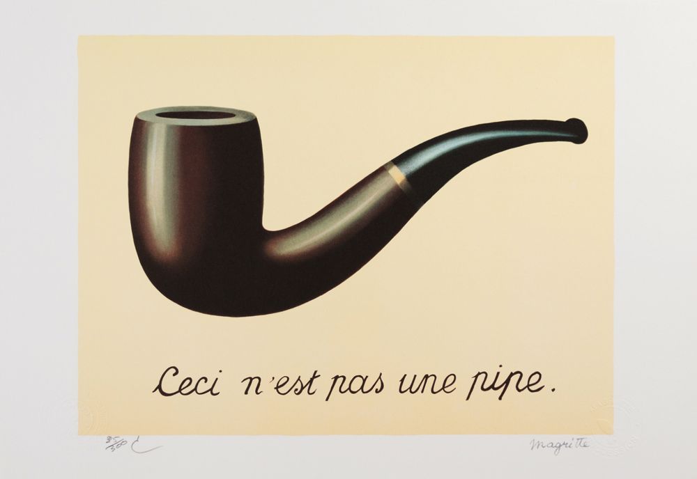 Litografía Magritte - La Trahison des Images (The Treachery of Images)