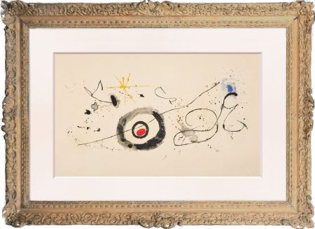 Litografía Miró - La traversée du miroir