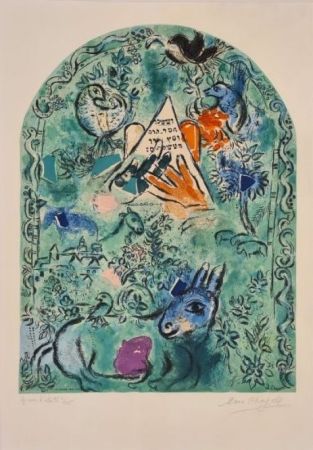 Litografía Chagall - La tribu d'Issacar 