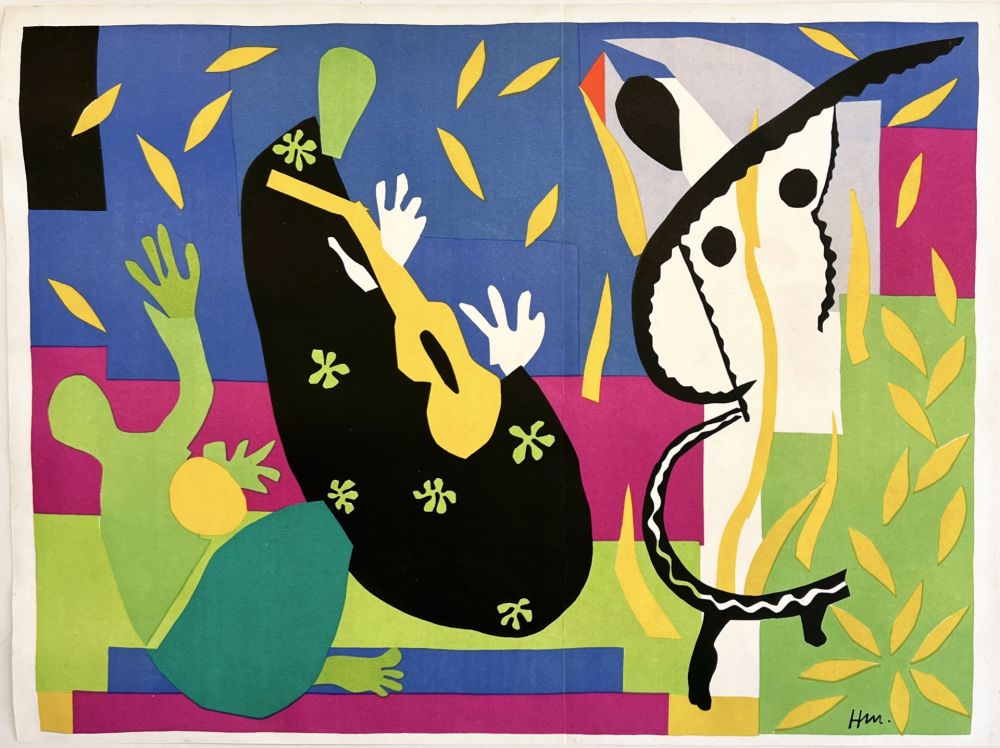 Litografía Matisse - LA TRISTESSE DU ROI. Lithographie (1952)