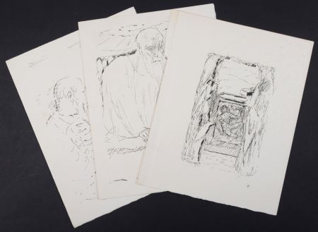 Litografía Bonnard - La vie de Sainte Monique #12, 1930 - Set of 3 lithographs