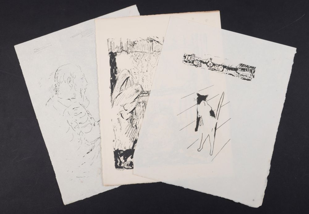 Litografía Bonnard - La vie de Sainte Monique #13, 1930 - Set of 3 lithographs