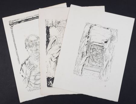 Litografía Bonnard - La vie de Sainte Monique #8, 1930 - Set of 3 lithographs