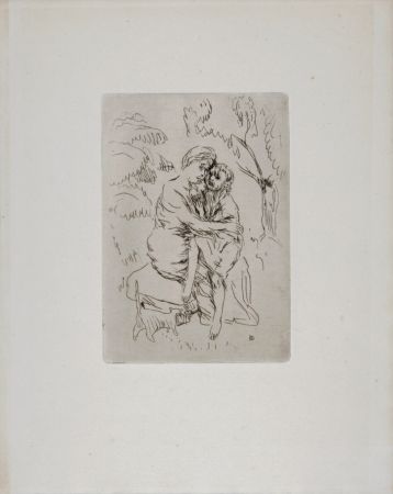 Aguafuerte Bonnard - La Vie de Sainte Monique (F), 1930