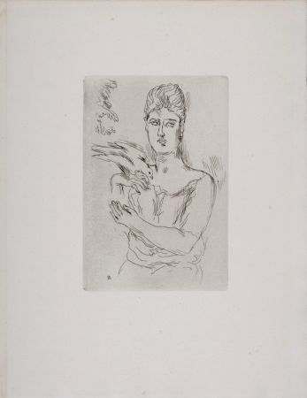 Aguafuerte Bonnard - La Vie de Sainte Monique (G), 1930