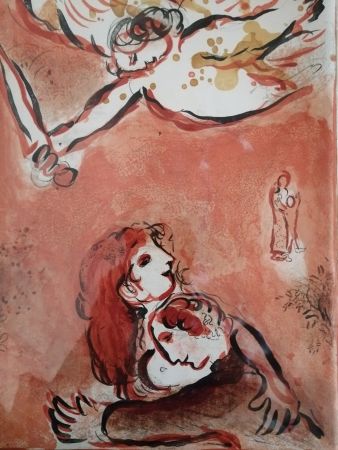 Litografía Chagall - La Vierge d'Israel