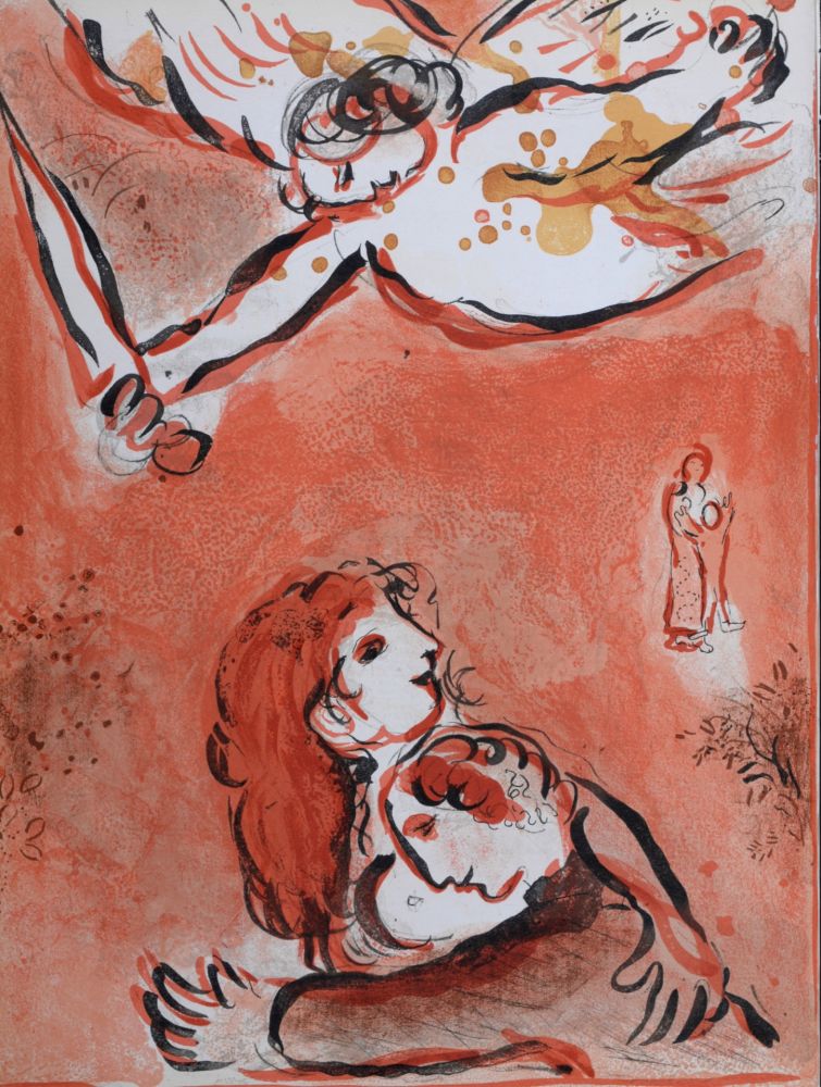 Litografía Chagall - La Vierge d'Israël, 1960