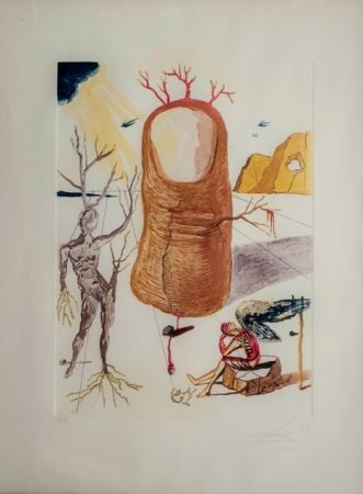 Litografía Dali - La Visione dell'Angelo di Cap de Creus