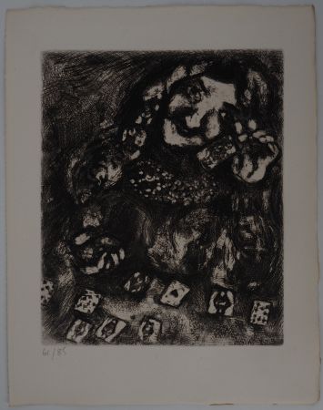 Grabado Chagall - La voyante (Les devineresses)