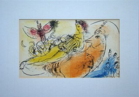 Litografía Chagall - L'Accordéoniste