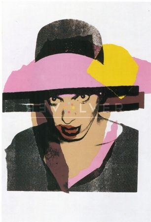 Serigrafía Warhol - Ladies and Gentlemen, Yellow (FS II.130) by Andy Warhol 