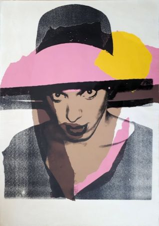 Serigrafía Warhol - Ladies & Gentlemen : The pink hat