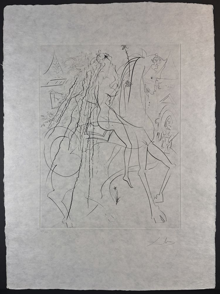 Grabado Dali - Lady Godiva