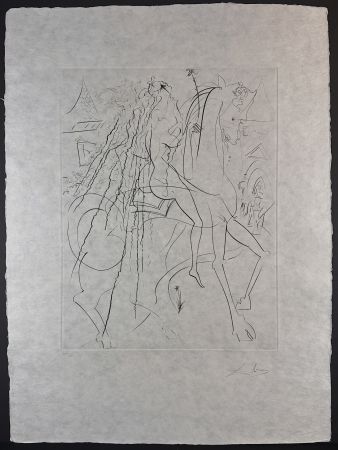 Grabado Dali - Lady Godiva
