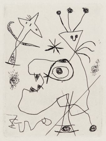 Grabado Miró - L'Aigrette