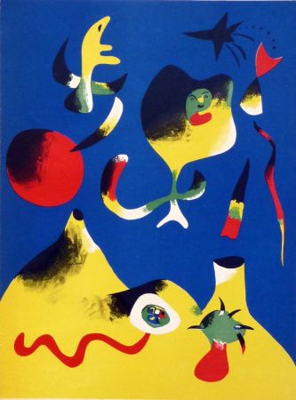 Litografía Miró - L’Air