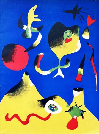 Litografía Miró - L'Air
