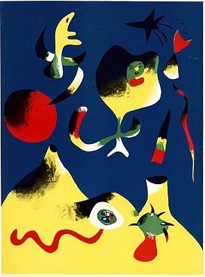 Litografía Miró - L'air
