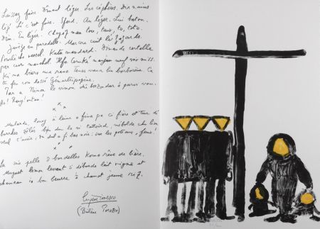 Litografía Ionesco - Laissez faire, 1987 - Hand-signed