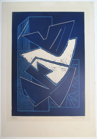 Linograbado Magnelli - L'Album de la Ferrage Pl IV