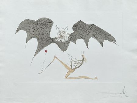 Litografía Dali - L'ange de la mélancolie