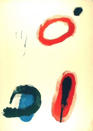 Litografía Miró - L'anneau