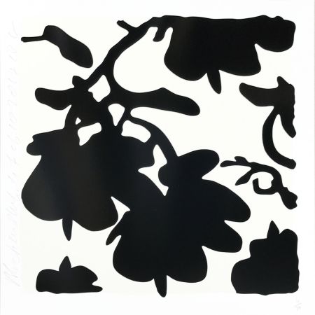 Serigrafía Sultan - Lantern Flowers (Black /White)