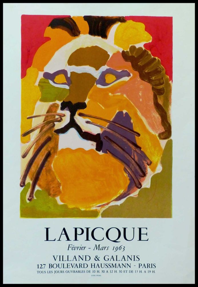 Cartel Lapicque - LAPICQUE GALERIE VILLAND GALANIS