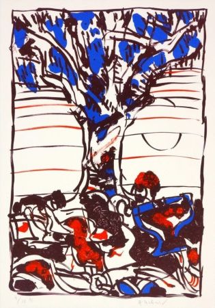 Litografía Alechinsky - L'arbre